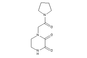 1-(2-keto-2-pyrrolidino-ethyl)piperazine-2,3-quinone