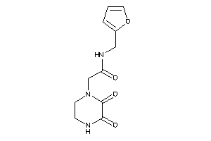 2-(2,3-diketopiperazino)-N-(2-furfuryl)acetamide