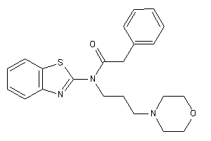 N-(1,3-benzothiazol-2-yl)-N-(3-morpholinopropyl)-2-phenyl-acetamide