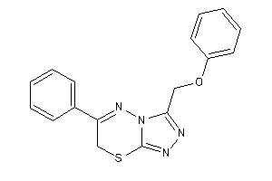 3-(phenoxymethyl)-6-phenyl-7H-[1,2,4]triazolo[3,4-b][1,3,4]thiadiazine