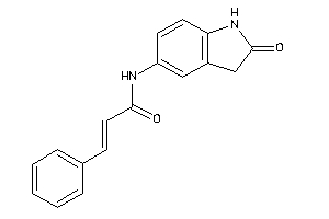 N-(2-ketoindolin-5-yl)-3-phenyl-acrylamide