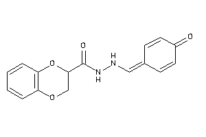 N'-[(4-ketocyclohexa-2,5-dien-1-ylidene)methyl]-2,3-dihydro-1,4-benzodioxine-3-carbohydrazide