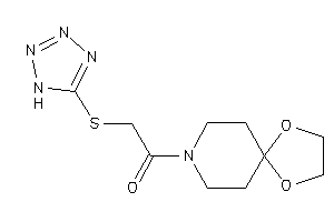 1-(1,4-dioxa-8-azaspiro[4.5]decan-8-yl)-2-(1H-tetrazol-5-ylthio)ethanone