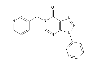 Image of 3-phenyl-6-(3-pyridylmethyl)triazolo[4,5-d]pyrimidin-7-one