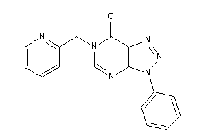 Image of 3-phenyl-6-(2-pyridylmethyl)triazolo[4,5-d]pyrimidin-7-one