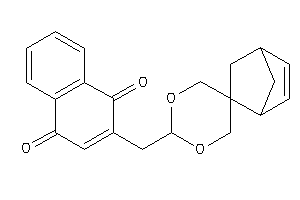 2-(spiro[1,3-dioxane-5,5'-bicyclo[2.2.1]hept-2-ene]-2-ylmethyl)-1,4-naphthoquinone
