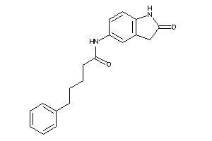 N-(2-ketoindolin-5-yl)-5-phenyl-valeramide