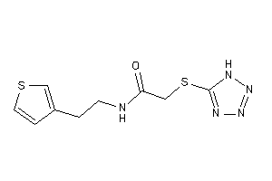 2-(1H-tetrazol-5-ylthio)-N-[2-(3-thienyl)ethyl]acetamide