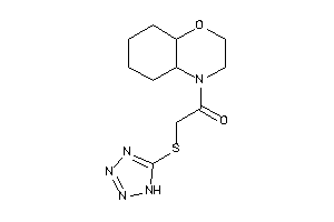 1-(2,3,4a,5,6,7,8,8a-octahydrobenzo[b][1,4]oxazin-4-yl)-2-(1H-tetrazol-5-ylthio)ethanone