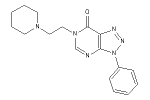 3-phenyl-6-(2-piperidinoethyl)triazolo[4,5-d]pyrimidin-7-one