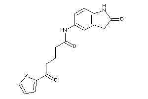 5-keto-N-(2-ketoindolin-5-yl)-5-(2-thienyl)valeramide