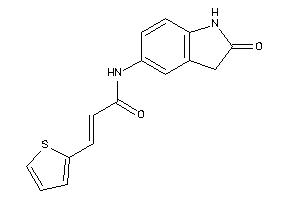 N-(2-ketoindolin-5-yl)-3-(2-thienyl)acrylamide