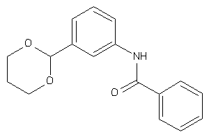 N-[3-(1,3-dioxan-2-yl)phenyl]benzamide