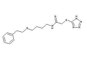 N-(4-phenethyloxybutyl)-2-(1H-tetrazol-5-ylthio)acetamide