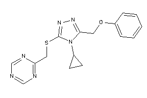 2-[[[4-cyclopropyl-5-(phenoxymethyl)-1,2,4-triazol-3-yl]thio]methyl]-s-triazine