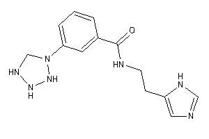 Image of N-[2-(1H-imidazol-5-yl)ethyl]-3-(tetrazolidin-1-yl)benzamide