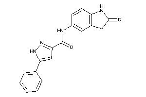 N-(2-ketoindolin-5-yl)-5-phenyl-1H-pyrazole-3-carboxamide