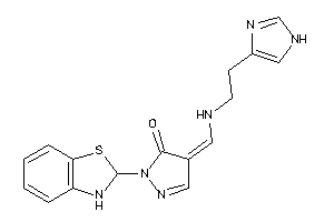 Image of 2-(2,3-dihydro-1,3-benzothiazol-2-yl)-4-[[2-(1H-imidazol-4-yl)ethylamino]methylene]-2-pyrazolin-3-one