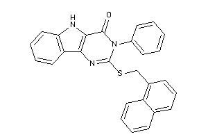 2-(1-naphthylmethylthio)-3-phenyl-5H-pyrimido[5,4-b]indol-4-one