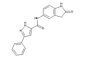 N-(2-ketoindolin-5-yl)-3-phenyl-1H-pyrazole-5-carboxamide