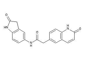 N-(2-ketoindolin-5-yl)-2-(2-keto-1H-quinolin-6-yl)acetamide