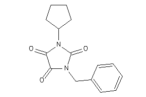 1-benzyl-3-cyclopentyl-imidazolidine-2,4,5-trione