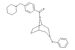 (3-phenoxy-8-azabicyclo[3.2.1]octan-8-yl)-[4-(piperidinomethyl)phenyl]methanone