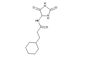 Image of 3-cyclohexyl-N-(2,5-diketoimidazolidin-4-yl)propionamide
