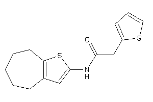 N-(5,6,7,8-tetrahydro-4H-cyclohepta[b]thiophen-2-yl)-2-(2-thienyl)acetamide