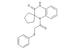 Image of 4-(2-phenoxyacetyl)spiro[1H-quinoxaline-3,1'-cyclopentane]-2-one