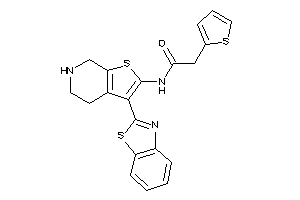 N-[3-(1,3-benzothiazol-2-yl)-4,5,6,7-tetrahydrothieno[2,3-c]pyridin-2-yl]-2-(2-thienyl)acetamide