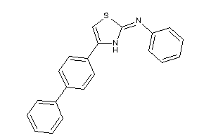 Phenyl-[4-(4-phenylphenyl)-4-thiazolin-2-ylidene]amine