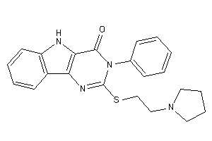 3-phenyl-2-(2-pyrrolidinoethylthio)-5H-pyrimido[5,4-b]indol-4-one