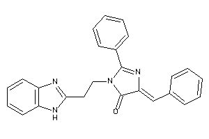 5-benzal-3-[2-(1H-benzimidazol-2-yl)ethyl]-2-phenyl-2-imidazolin-4-one