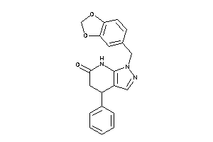 4-phenyl-1-piperonyl-5,7-dihydro-4H-pyrazolo[3,4-b]pyridin-6-one