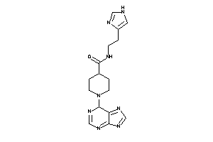 N-[2-(1H-imidazol-4-yl)ethyl]-1-(6H-purin-6-yl)isonipecotamide