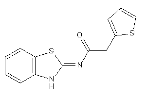N-(3H-1,3-benzothiazol-2-ylidene)-2-(2-thienyl)acetamide