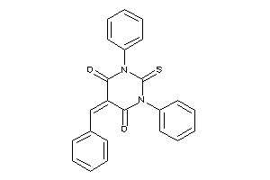 Image of 5-benzal-1,3-diphenyl-2-thioxo-hexahydropyrimidine-4,6-quinone