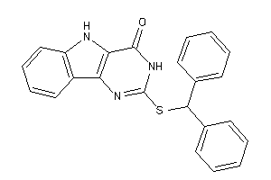 2-(benzhydrylthio)-3,5-dihydropyrimido[5,4-b]indol-4-one