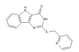 Image of 2-(2-pyridylmethylthio)-3,5-dihydropyrimido[5,4-b]indol-4-one