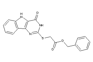 2-[(4-keto-3,5-dihydropyrimido[5,4-b]indol-2-yl)thio]acetic Acid Benzyl Ester
