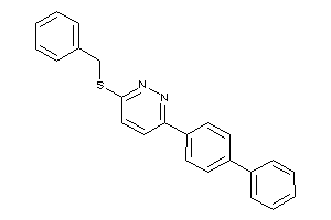 3-(benzylthio)-6-(4-phenylphenyl)pyridazine