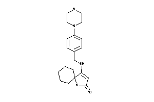 4-[(4-morpholinobenzyl)amino]-1-oxaspiro[4.5]dec-3-en-2-one