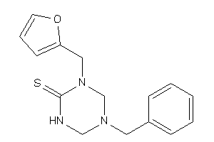 5-benzyl-1-(2-furfuryl)-1,3,5-triazinane-2-thione