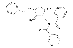 N-benzoyl-N-(2-keto-4-methylene-5-phenethyl-oxazolidin-3-yl)benzamide