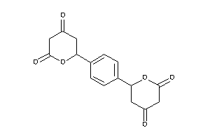 6-[4-(4,6-diketotetrahydropyran-2-yl)phenyl]tetrahydropyran-2,4-quinone