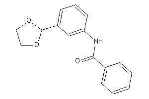 N-[3-(1,3-dioxolan-2-yl)phenyl]benzamide