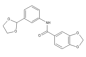 N-[3-(1,3-dioxolan-2-yl)phenyl]-piperonylamide