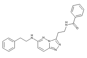 N-[2-[6-(phenethylamino)-[1,2,4]triazolo[3,4-f]pyridazin-3-yl]ethyl]benzamide