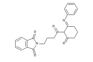 Image of 2-[4-keto-4-(2-keto-6-phenylimino-cyclohexyl)butyl]isoindoline-1,3-quinone
